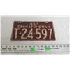 Image 1 : 1930 Sask Truck License Plate