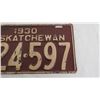 Image 3 : 1930 Sask Truck License Plate