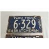 Image 2 : 1931 Farm Truck License Plate PAIR