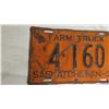 Image 2 : 1936 Sask Farm License Plate
