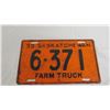Image 2 : 1939 Sask Farm License Plate PAIR