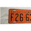 Image 2 : 1950 Sask License Plate