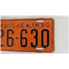 Image 3 : 1950 Sask License Plate