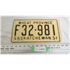 Image 1 : 1951 Sask License Plate