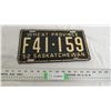 Image 1 : 1952 Sask License Plate