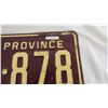 Image 3 : 1954 Sask License Plate