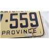 Image 2 : 1957 Sask License Plate