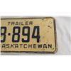 Image 3 : 1957 Sask Trailer License Plate