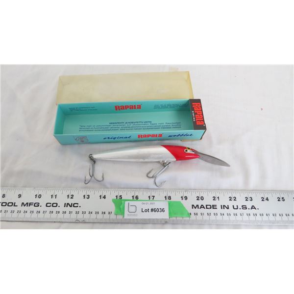 vintage rapala fish hook with original box