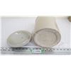 Image 5 : Medicine Hat 1 gallon stoneware crock with lid (one hairline crack)