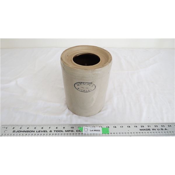 Dyson's pickle crock (no lid, has chip)