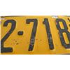 Image 2 : 1923 Sask License Plate