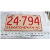Image 1 : 1940 Sask License Plate