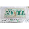 Image 1 : 1977 Sask Sample License Plate