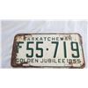 Image 2 : 1955,57 Sask License Plate