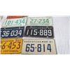 Image 4 : 11 Sask License Plates - 1960's