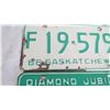 Image 7 : 11 Sask License Plates - 1960's
