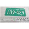 Image 1 : 1969 Sask License Plate