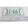 Image 1 : 1968 Sask License Plate