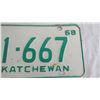 Image 2 : 1968 Sask License Plate