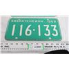 Image 3 : Pair of 1969 Sask License Plates