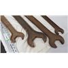 Image 3 : Set of 5 vintage wrenches 1 1/2 - 4" wide