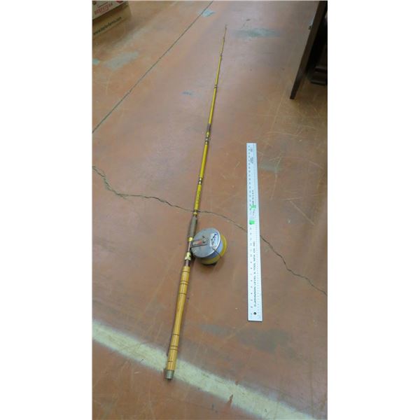 Alvey Salmon Reel With eagle Claw Rod 8ft