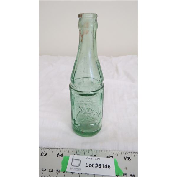 Delaware Punch March 4 1924 Bottle Embossed on all 3 sides