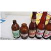 Image 2 : (8) vintage labelled beer bottles