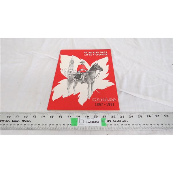 NOS 1867-1967 canadian Coloring book (unused)