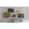 Image 1 : (5) belt buckles - petro canada, circus circus + others