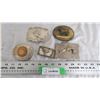 Image 1 : (5) belt buckles - petro canada, circus circus + others