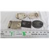 Image 4 : (5) belt buckles - cawmer, alberta, etc