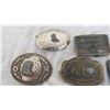 Image 2 : (6) belt buckles
