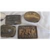 Image 3 : (6) belt buckles