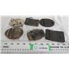 Image 4 : (6) belt buckles