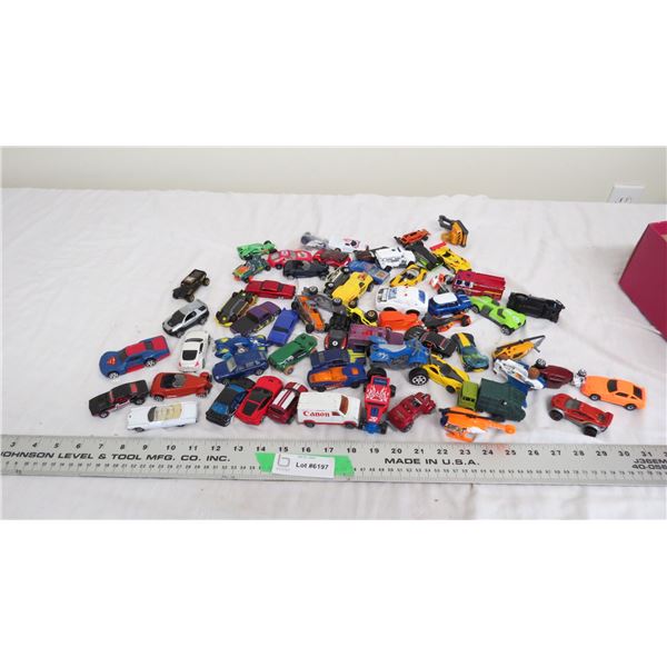 lot of matchbox and other small toys