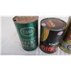 Image 2 : (4) empty Esso oil tins