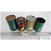 Image 5 : (4) empty Esso oil tins