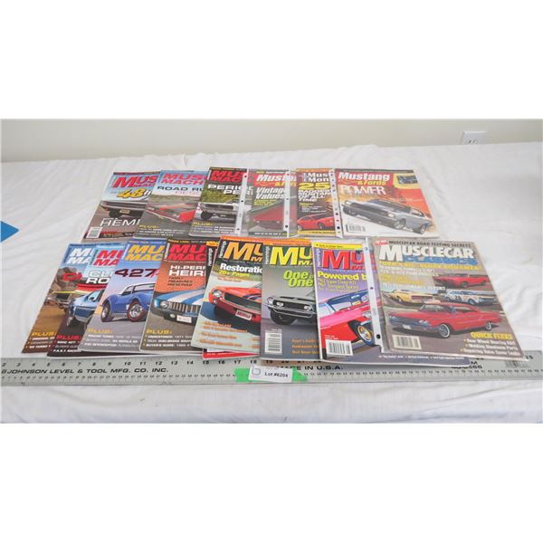 mustang + muscle car magazines (mostly 2000's)