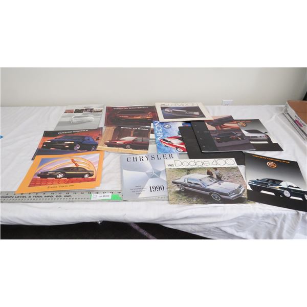 Car pamphlet Brochures