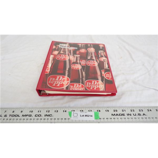 1983 Dr Pepper Programmes - Business reviews