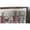 Image 2 : vintage ads in frame 11.75x14.75 (1 glass is cracked)