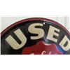 Image 2 : used cars tin sign - 9.75 diameter