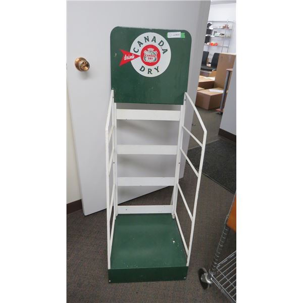 Canada Dry display rack - metal 16Wx16Dx48T