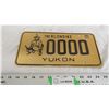 Image 1 : Yukon license plate sample with 1986 sticker