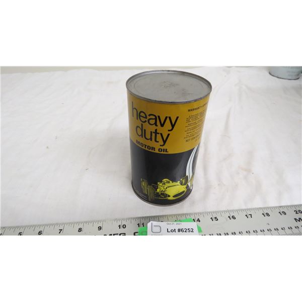 eatons heavy duty motor oil 1imp quart (empty)