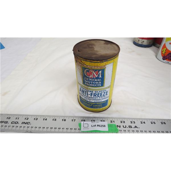 GM antifreeze can empty (imp 1 quart)