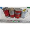 Image 4 : (4) esso one quart oil cans (empty)