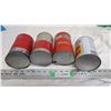 Image 5 : (4) esso one quart oil cans (empty)